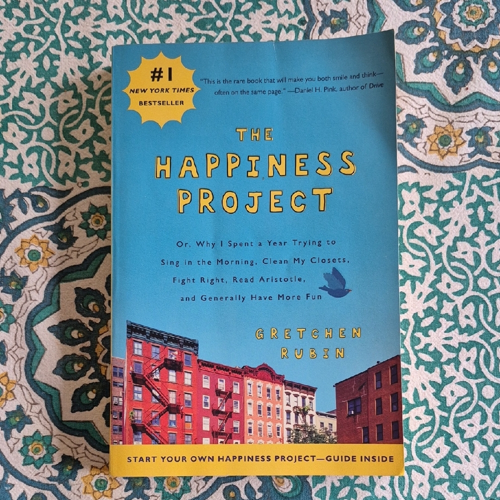 The Happiness Project by Gretchen Rubin (softcover book)